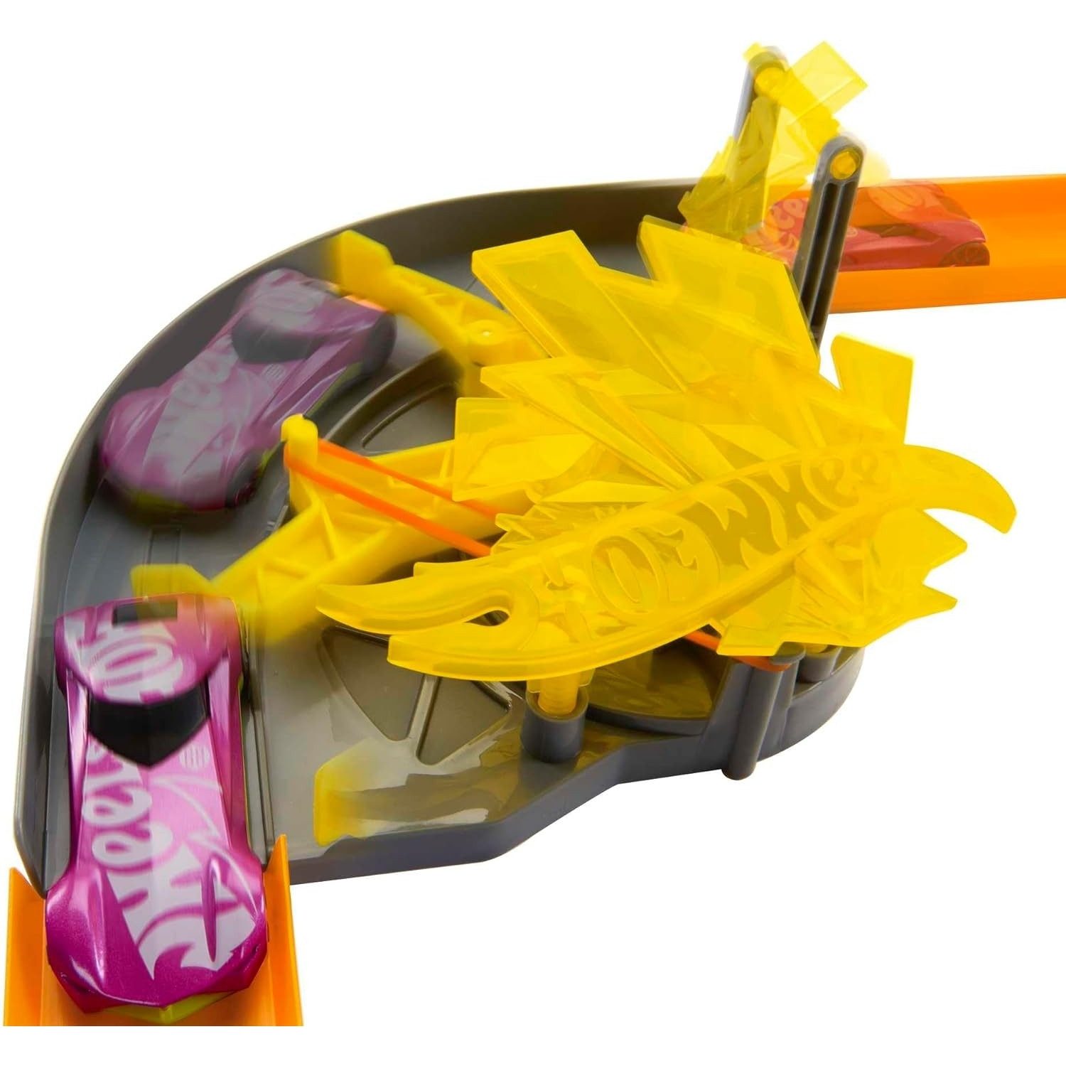 Hot Wheels Rennbahn-Auto HMC03 Autorennbahn Blitz-Starter-Set -inklusive 1 Auto