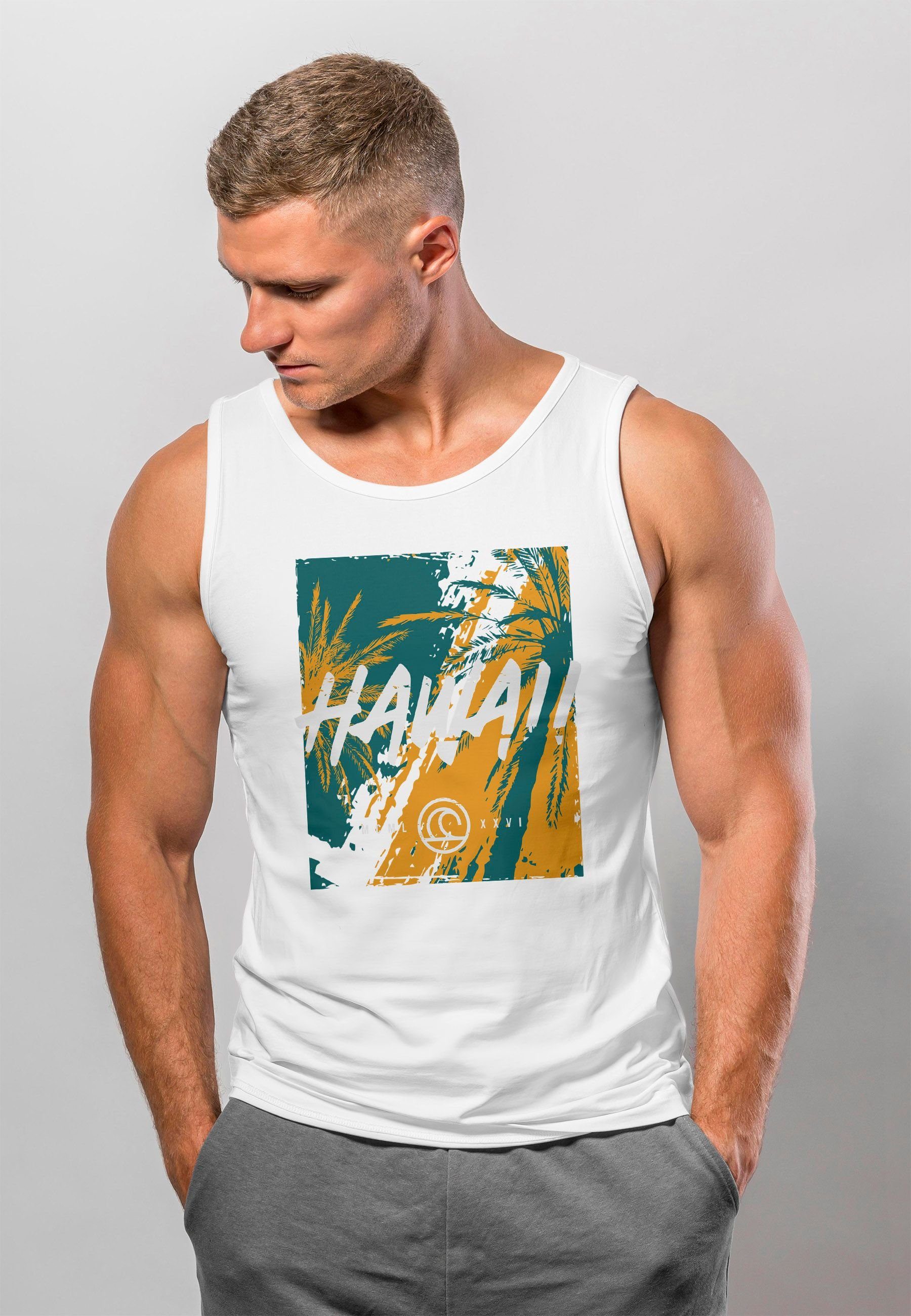 Neverless Tanktop Herren Tank-Top Hawaii Surfing günstig online kaufen