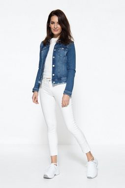ATT Jeans Slim-fit-Jeans Belinda mit Schmuckelementen und gekürzter Beinlänge