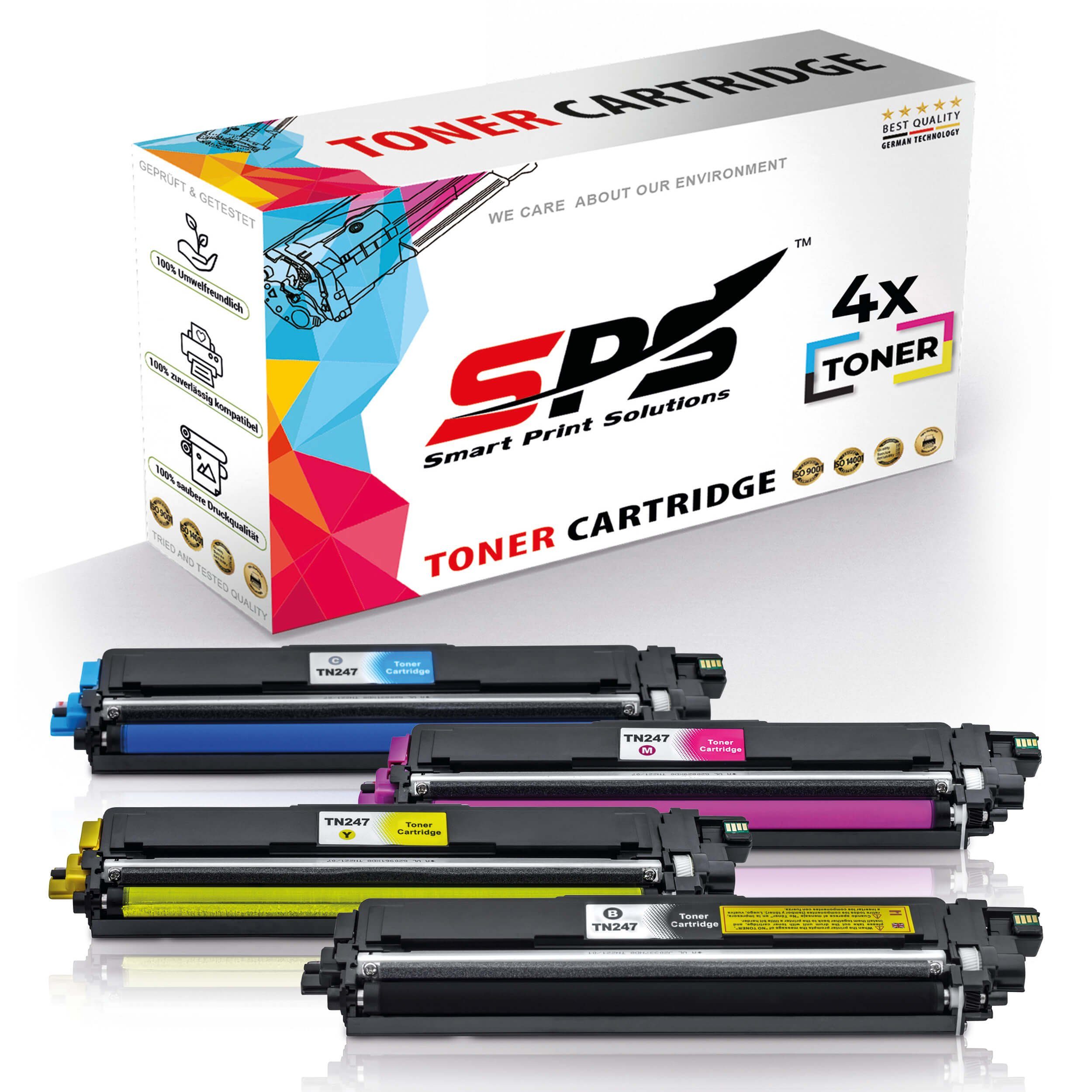 SPS Tonerkartusche 4x Set Kompatibel für Brother DCP-L3510CDW Toners TN247BK-TN247M, (4er Pack)