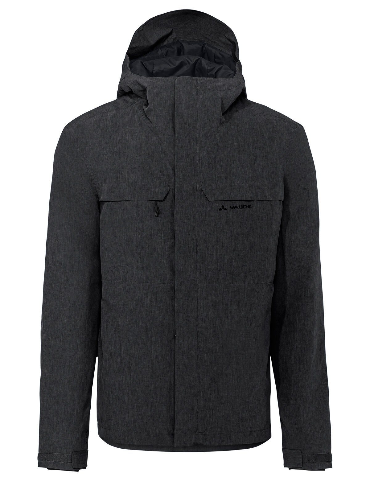 VAUDE Outdoorjacke Men's Yaras Warm Rain Jacket (1-St) Klimaneutral kompensiert black