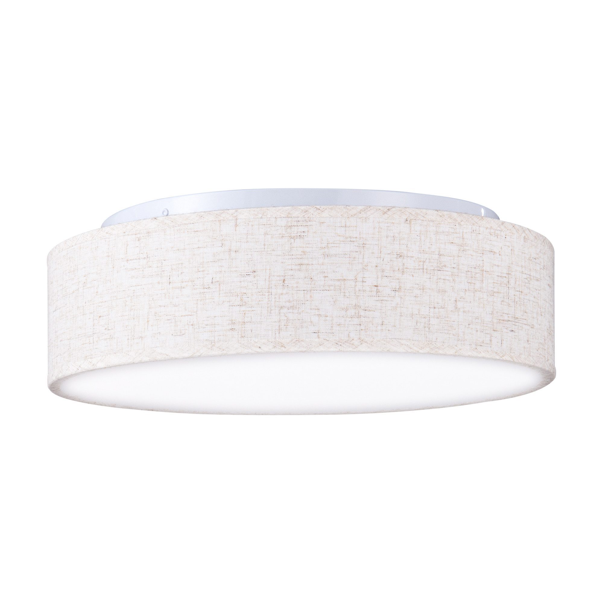 Zedelmaier Лампыschirm Deckenlampe Deckenleuchte mit Stoff-Lampenschirm, Wohnzimmerlampe Schlafzimmer Kinderzimmer Flur Lampe