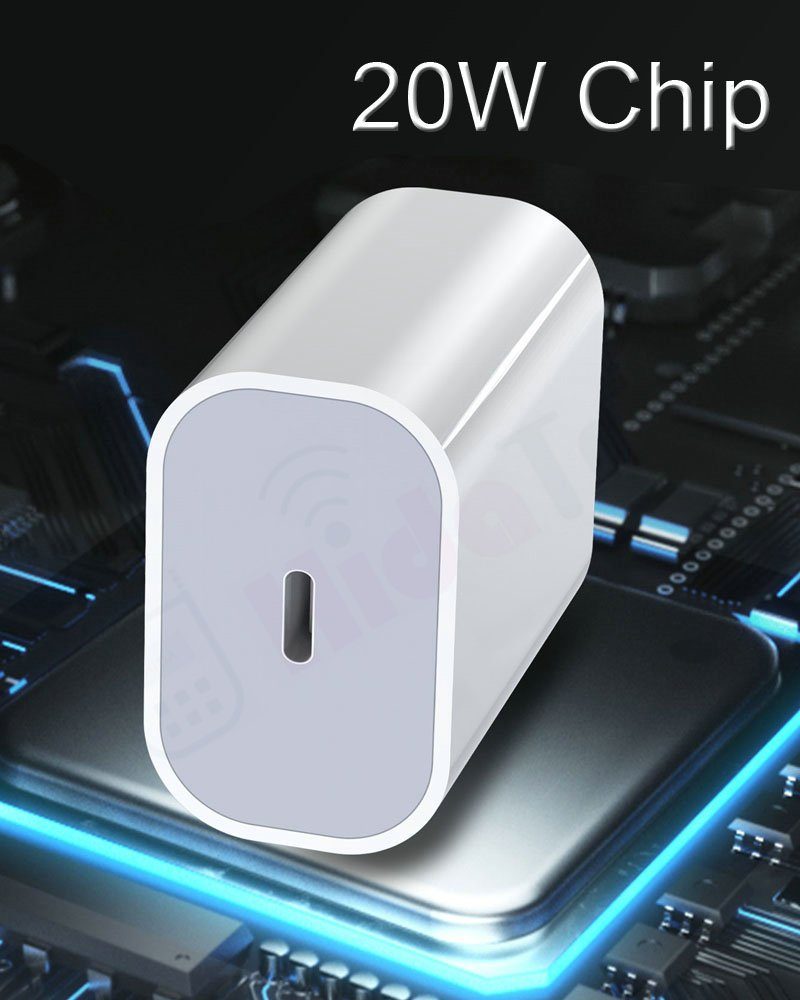 MORRENT 20W USB C Power Adapter Netzteil kompatibel für iPhone/ SAMSUNG/HUWEI Smartphone-Ladegerät