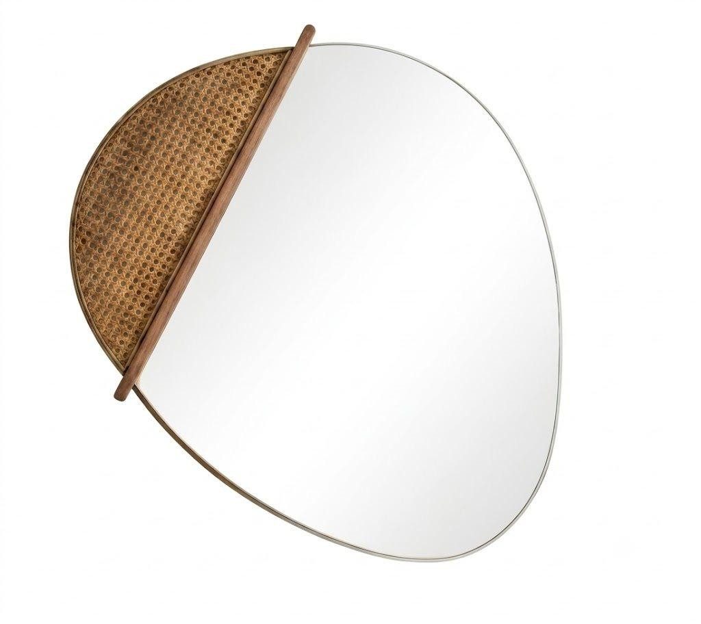 JVmoebel Wandspiegel Spiegel Designerstück Wohnzimmer Holzrahmen Vielseitig Minimalismus, Made in Europa