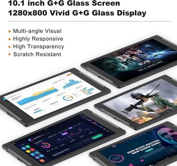 TJD Tablet (10.1", 128 GB, Android 12, 12GB RAM, FHD IPS, 8MP+2MP Kameras, Wi-Fi Bluetooth 6000mAh Google GMS)