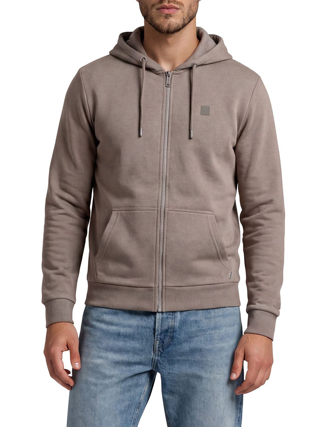 riverso Kapuzensweatjacke Herren Sweatjacke RIVBrad Regular Fit Hoodie mit Kängurutasche