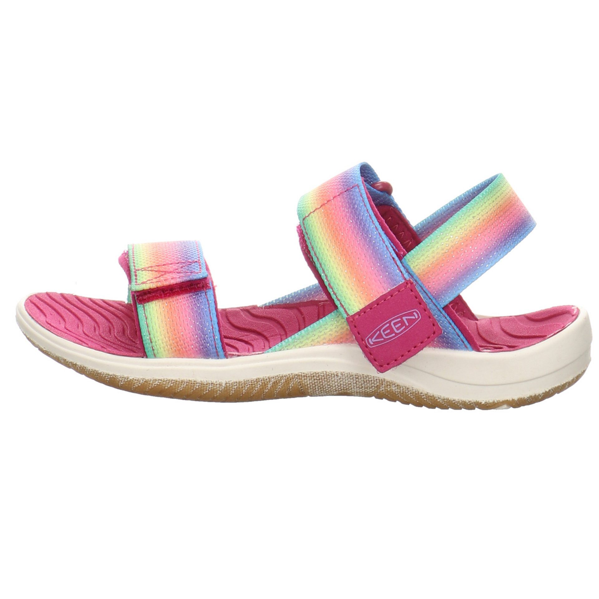 Keen Mädchen Sandalen Schuhe rainbow/festival Elle Sandale Textil Backstrap Sandale