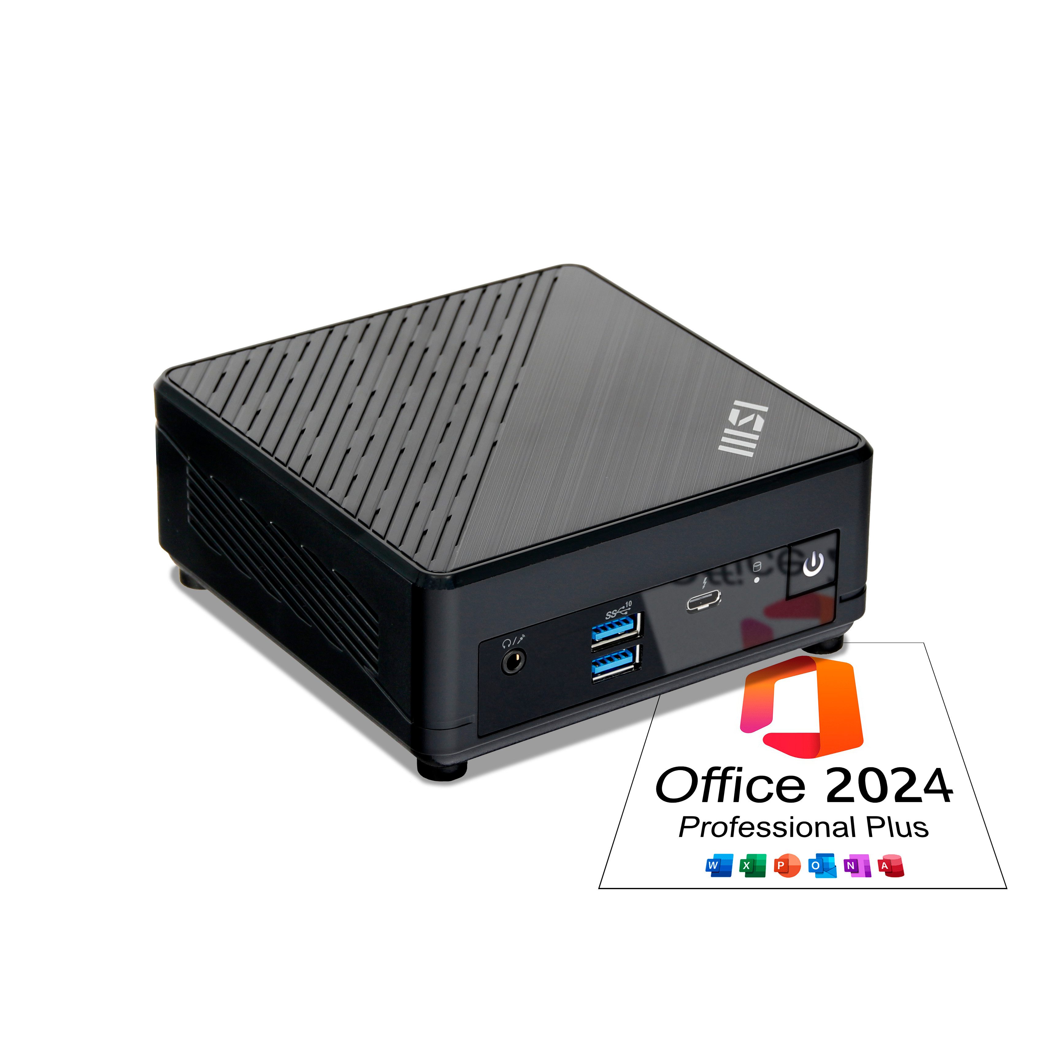 ANKERMANN-PC MSI Cubi 5 12M Mini-PC (Intel, Core Onboard Graphics, 16 GB RAM, 1000 GB SSD, Luftkühlung)
