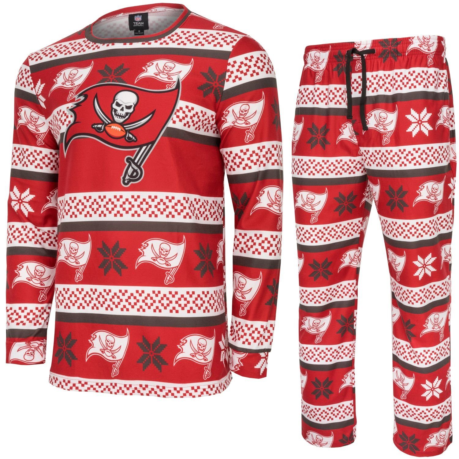 Forever Collectibles Sweatanzug NFL Teams XMAS Pyjama Hose Set