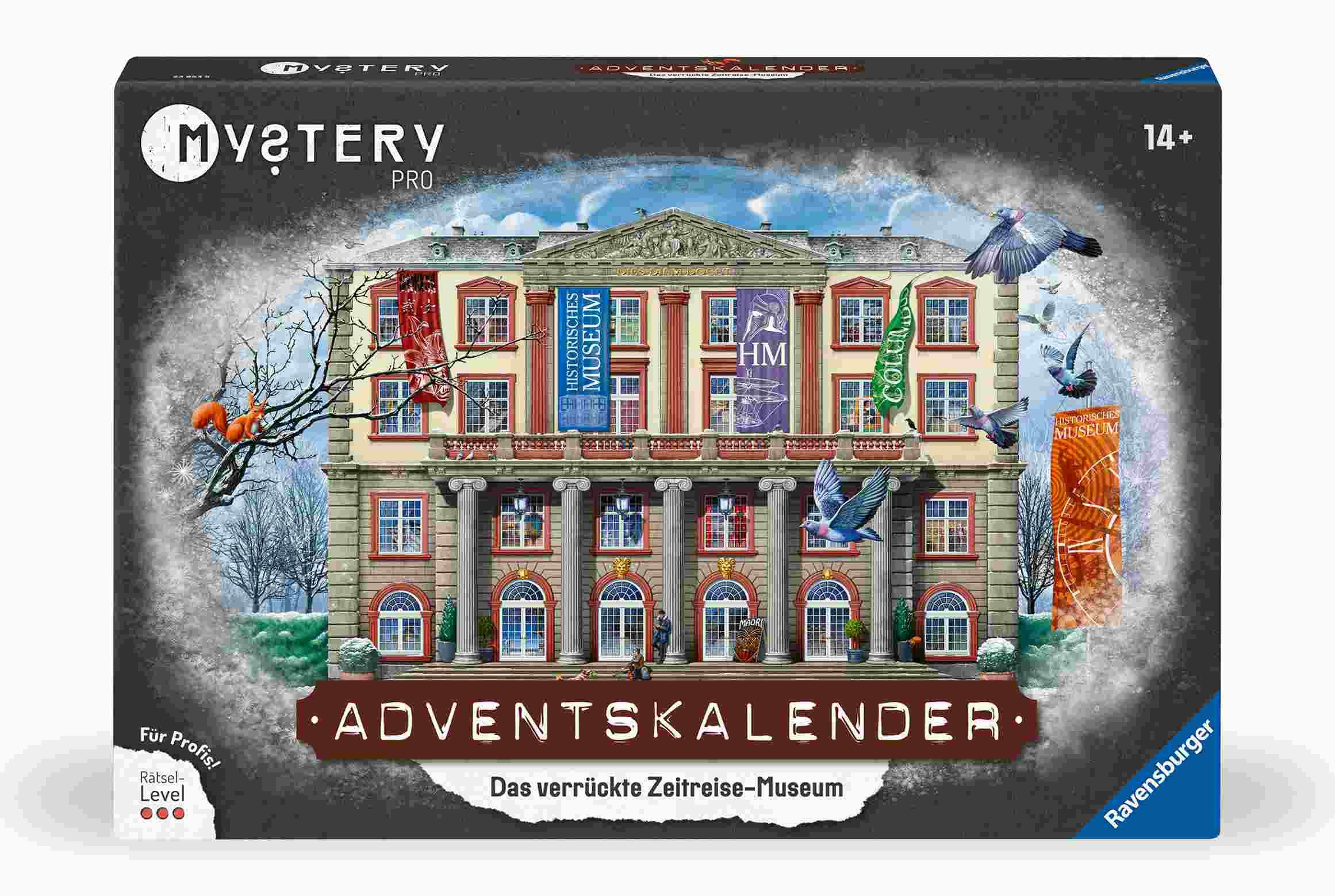Ravensburger Spiel Ravensburger Mystery Pro Adventskalender - Das verrückte Zeitreisem...