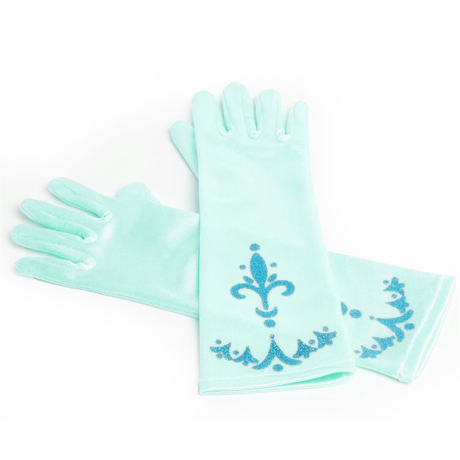 Katara Prinzessin-Kostüm Eiskönigin Elsa Handschuhe oder Diadem Bundle, Karneval