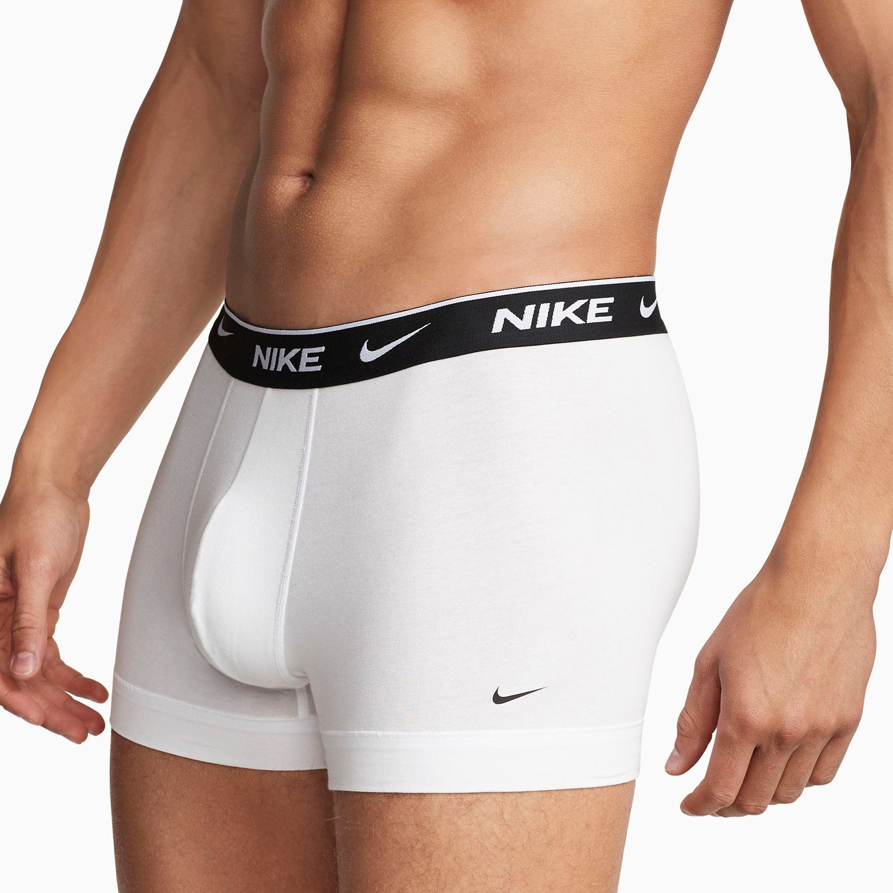 3er-Pack) Underwear NIKE Boxer TRUNK aus WHITE 3PK (Packung, 3-St., Baumwoll-Stretch