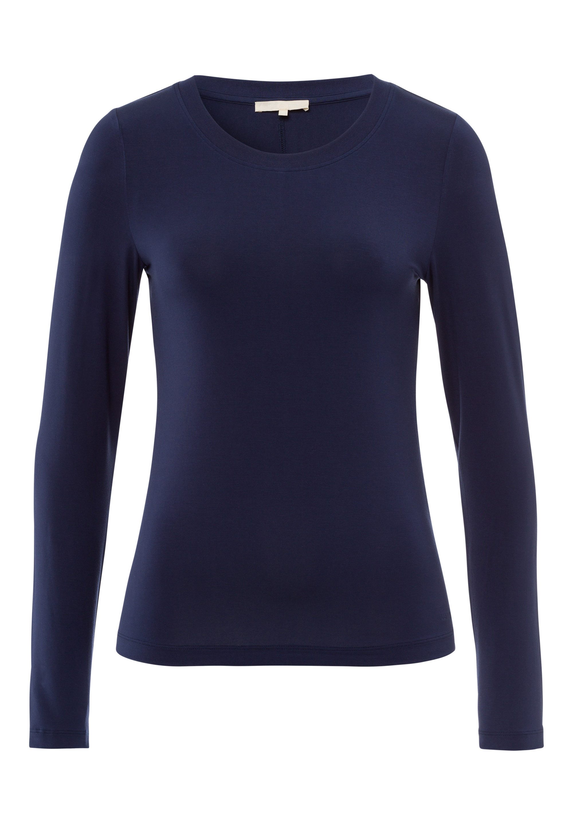 Les Lunes Yoga & Relax Shirt SCARLETT Longsleeve Basic Locker geschnittenes günstig online kaufen