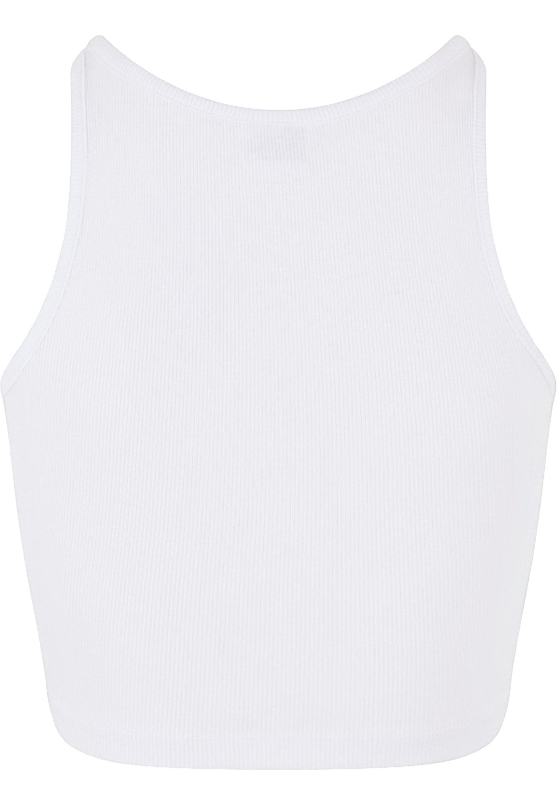 URBAN CLASSICS Tanktop Urban Classics Damen Ladies Organic Cropped Rib Top