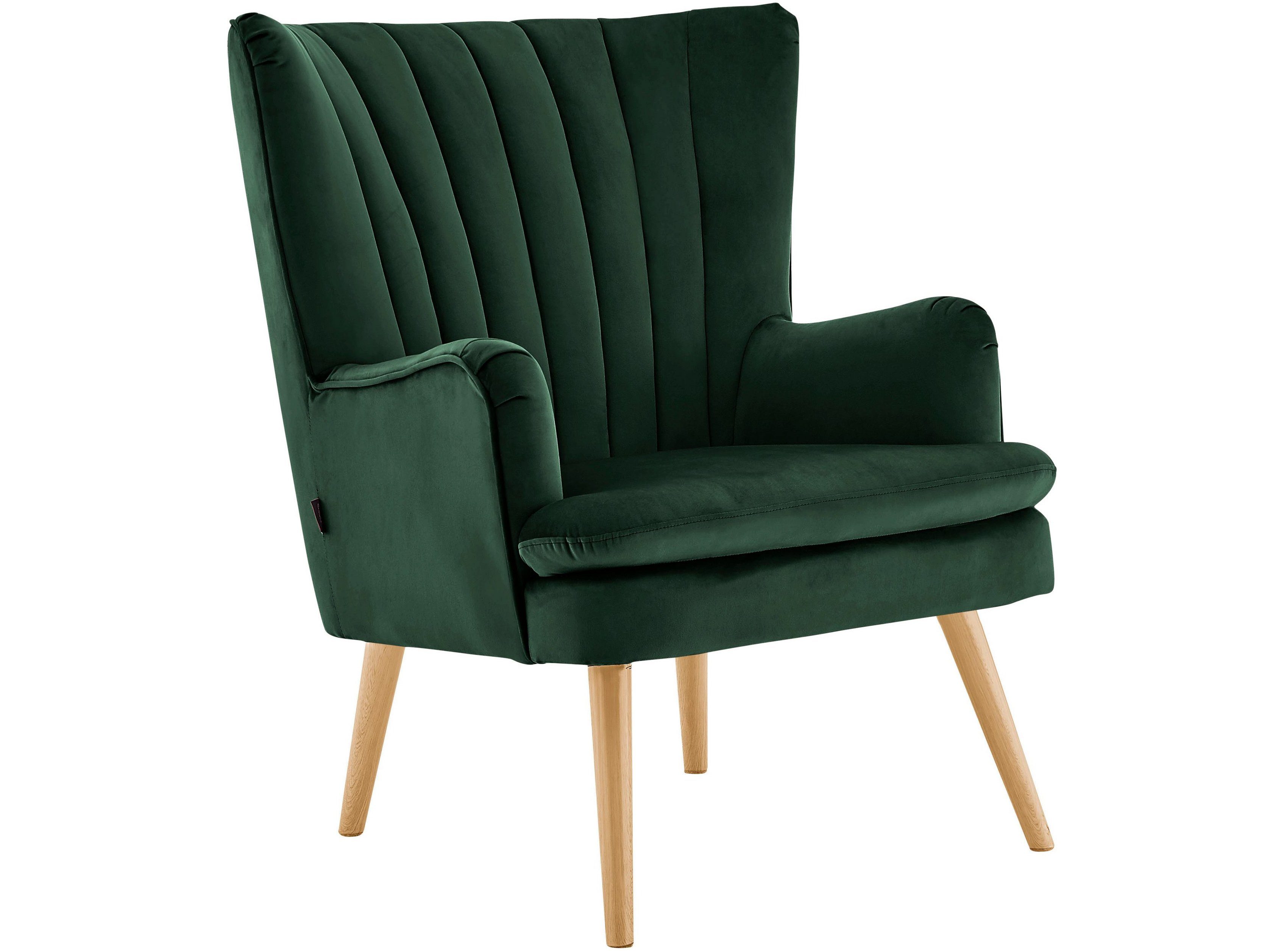 loft24 Sessel »Zandy«, mit Hocker im modernen, Skandinavischen Design