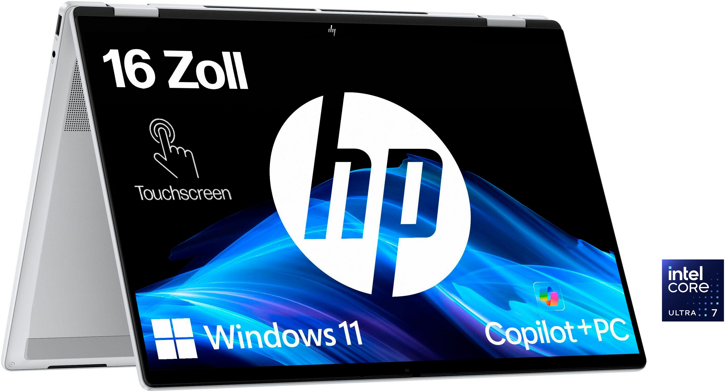 HP OmniBook X Flip 16-as0252ng Convertible Notebook (40,64 cm/16 Zoll, Intel Ultra 7 256V, ARC 140V, 512 GB SSD)