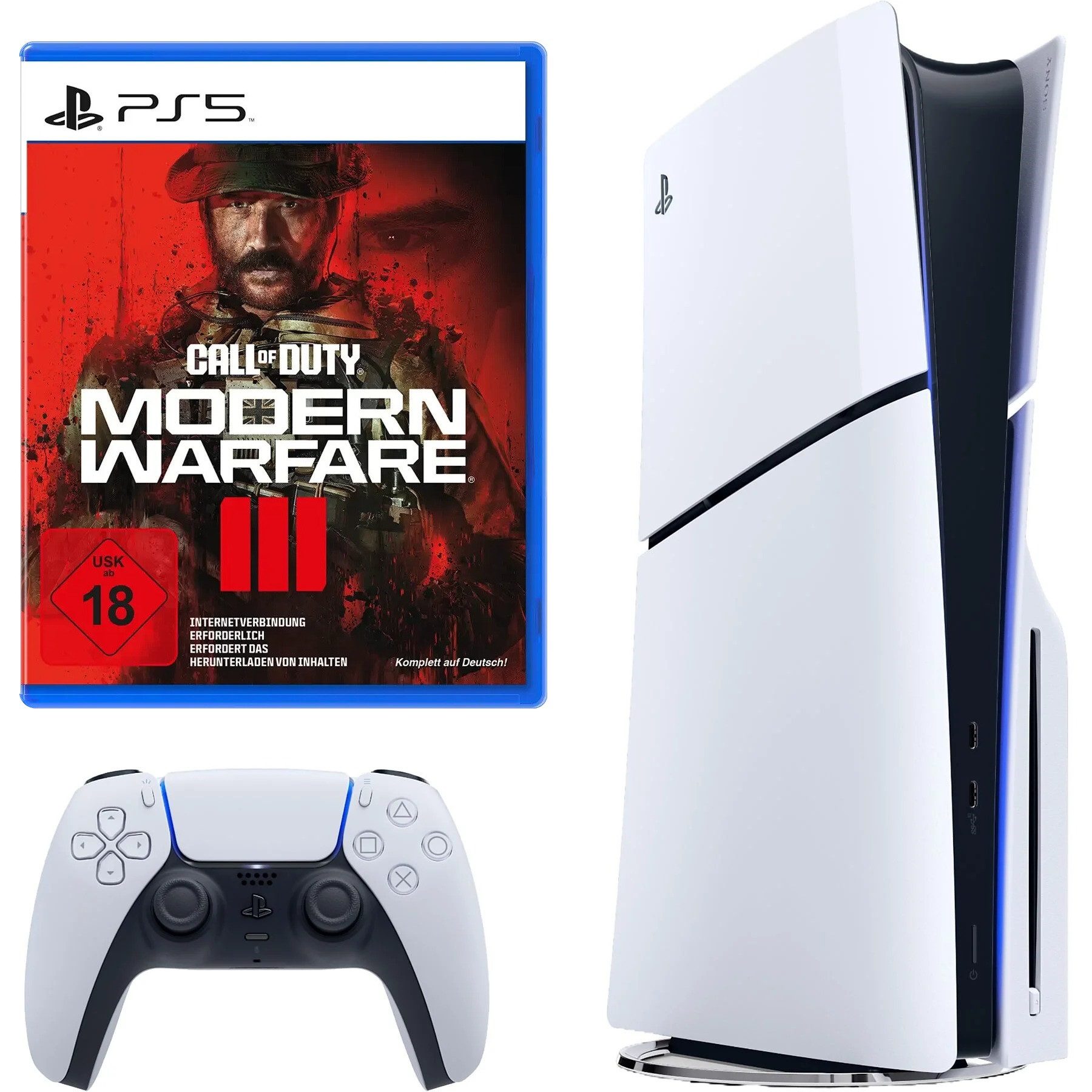 PS5 Slim Konsole Call of Duty MW3 Bundle Playstation 5 Disk Laufwerk