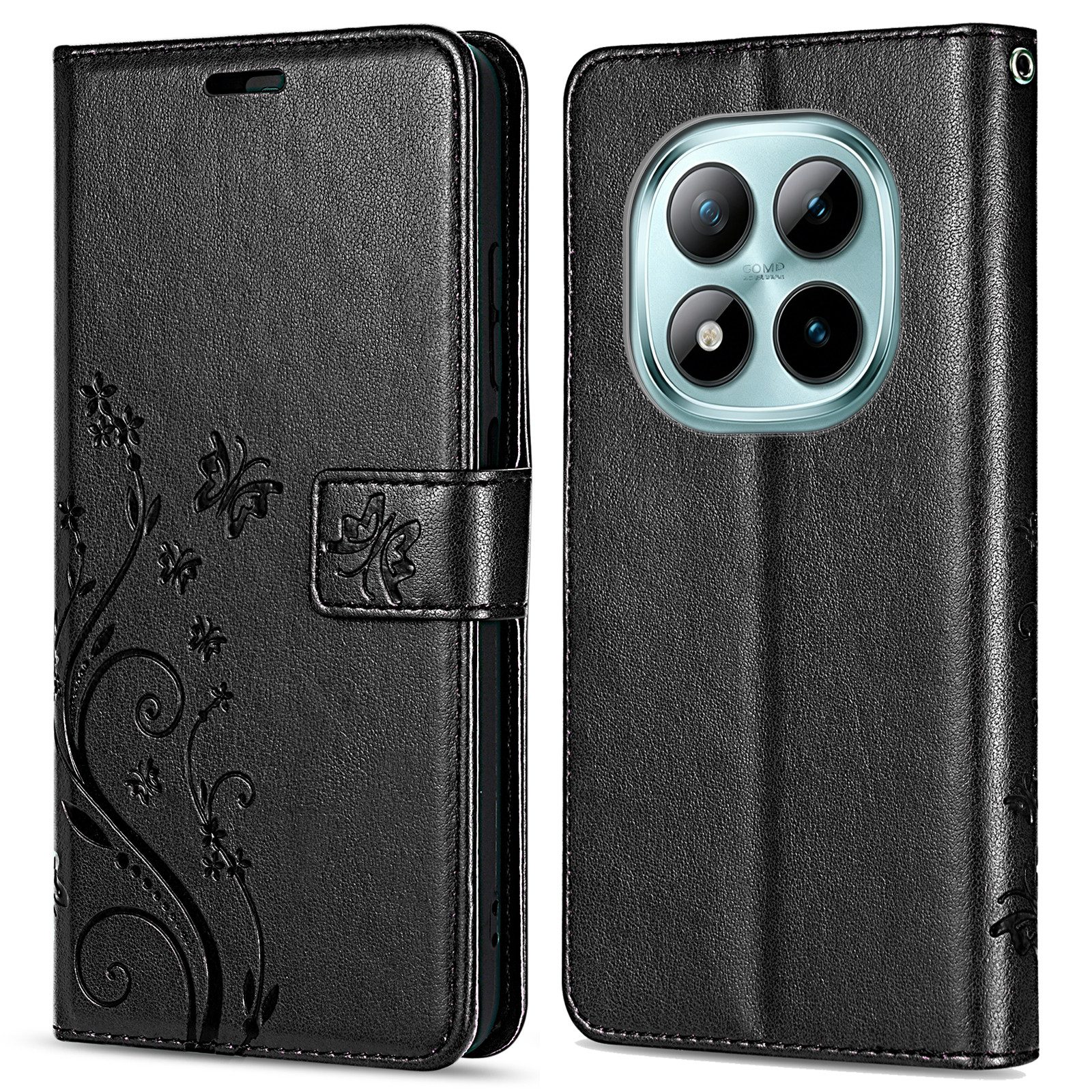 betterfon Handyhülle für Xiaomi Redmi Note 15 Pro+ Hülle Wallet Case Flip Cover, Bookstyle-Hülle: Magnetverschluss 3 Kartenfächer & Standfunktion – Bild 4 von 5