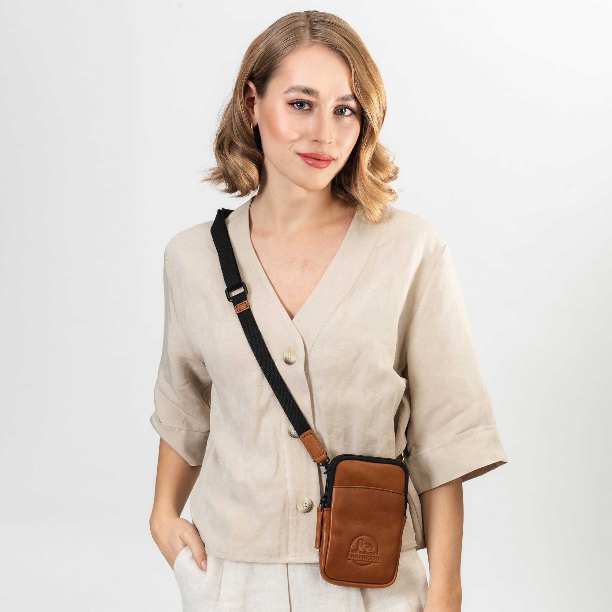 Farmhood Smartphone-Hülle Memphis, Leder