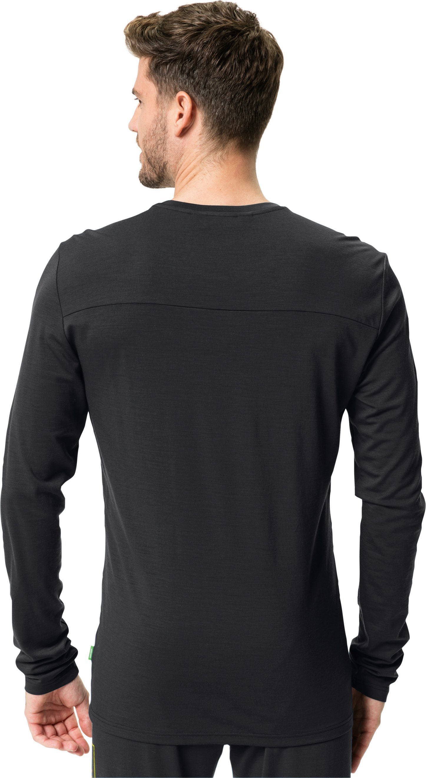 VAUDE Funktionsunterhemd Me Monviso Wool LS T-Shirt BLACK UNI