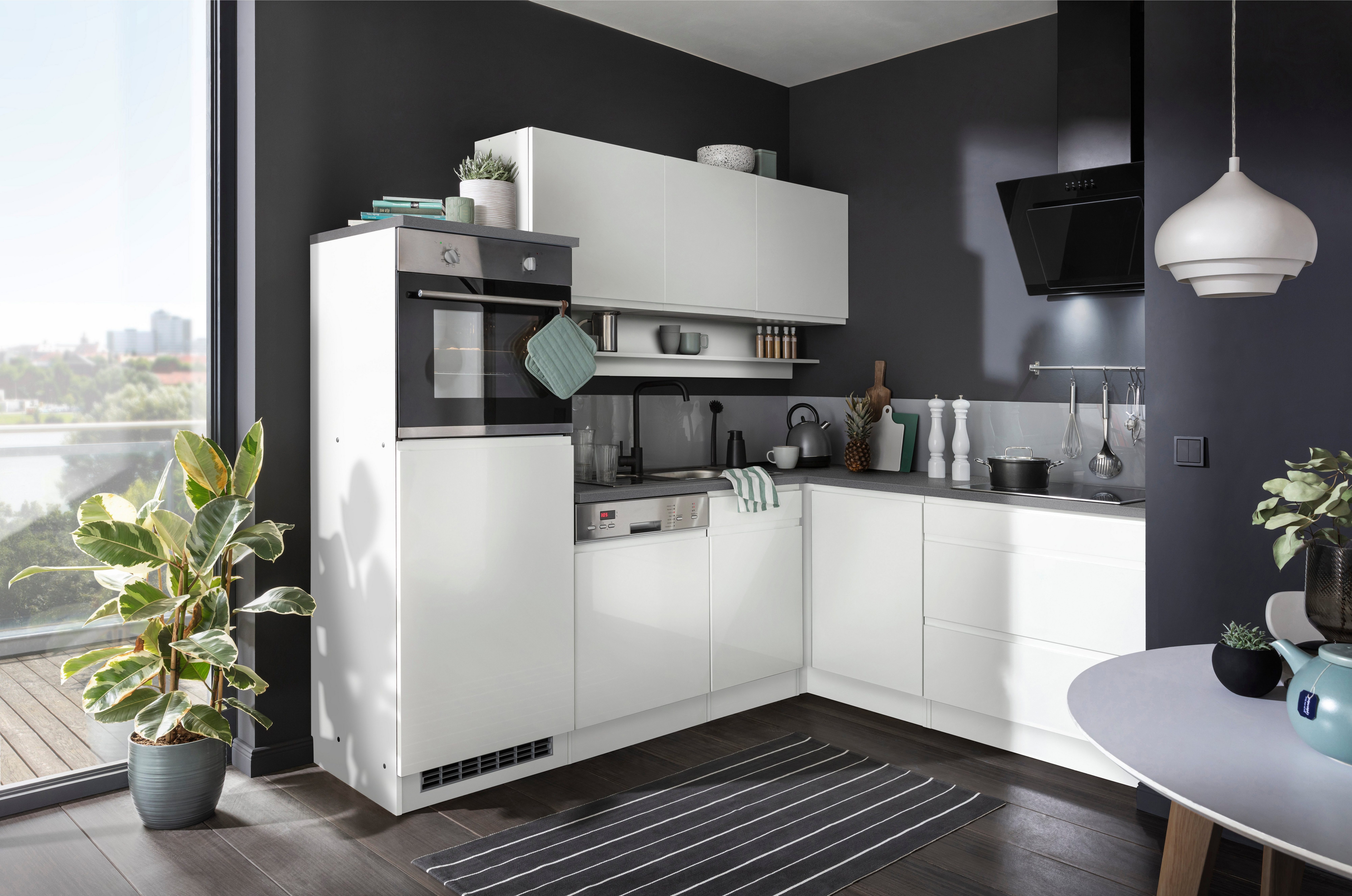 KOCHSTATION Winkelküche KS-Virginia, Stellbreite 230/190 cm, mit E-Geräten