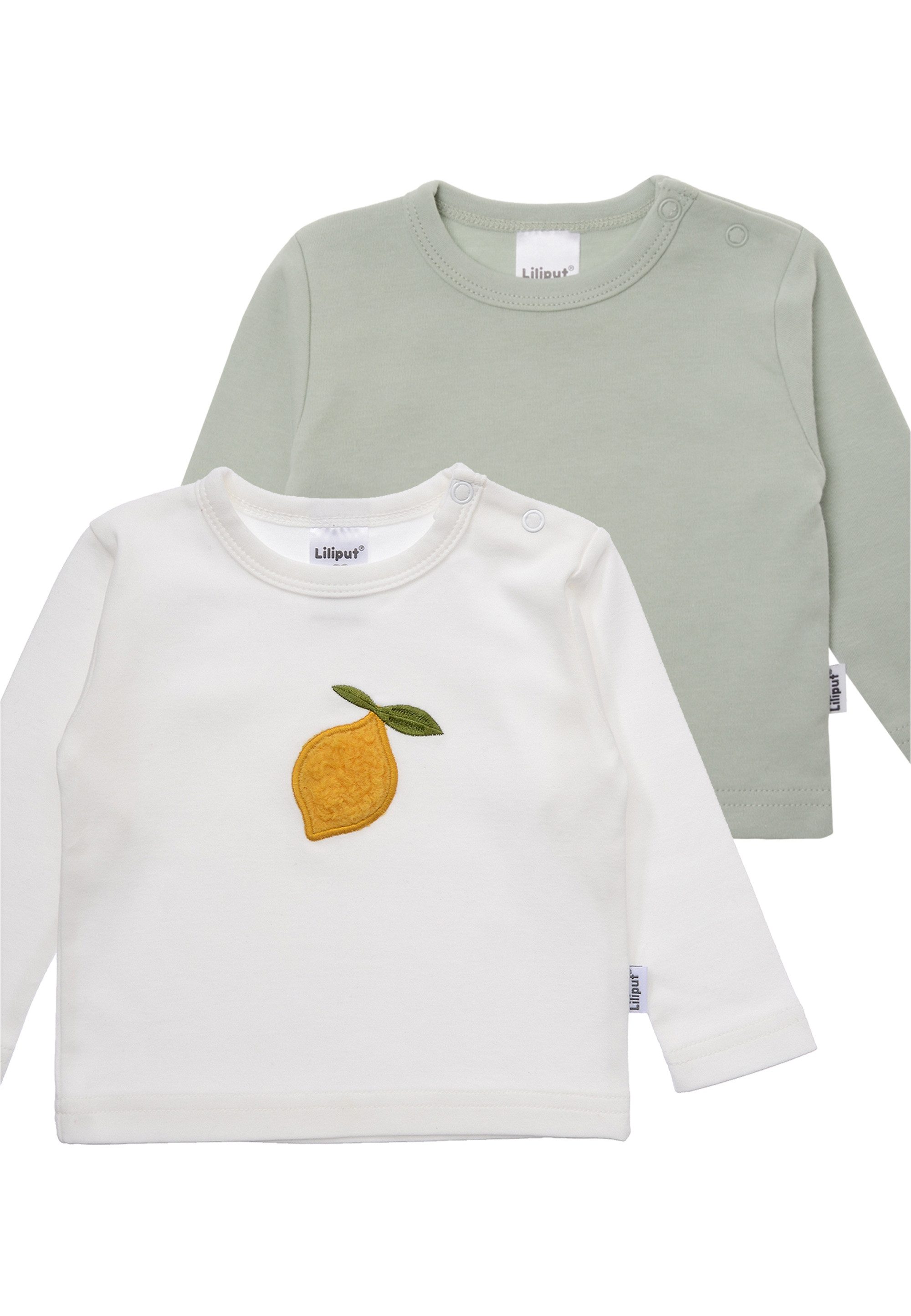 Liliput T-Shirt Zitrone 2er-Pack mit praktischen Druckknöpfen