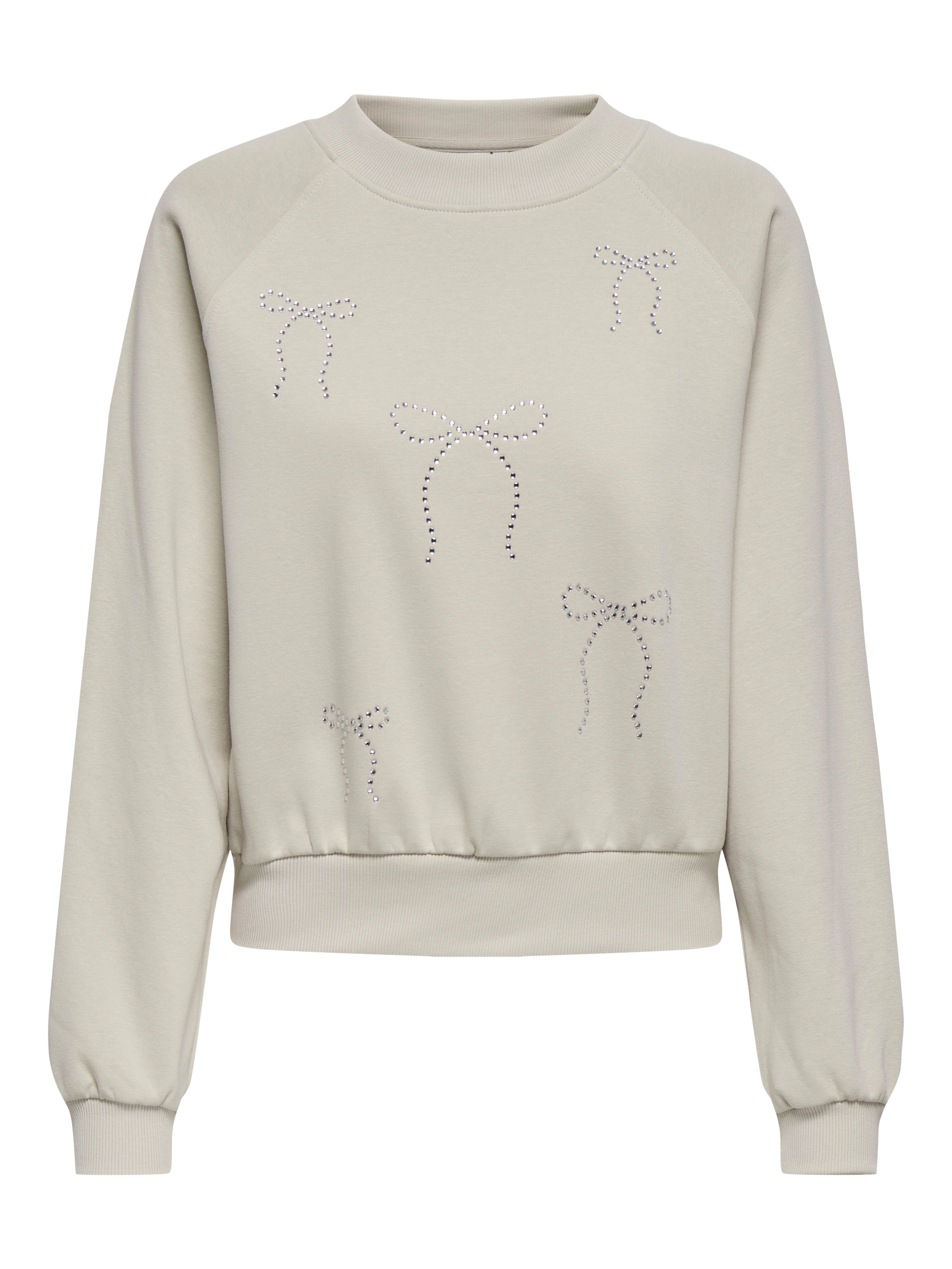 ONLY Sweatshirt ONLCAMA L/S RHINESTONE O-NECK SWT