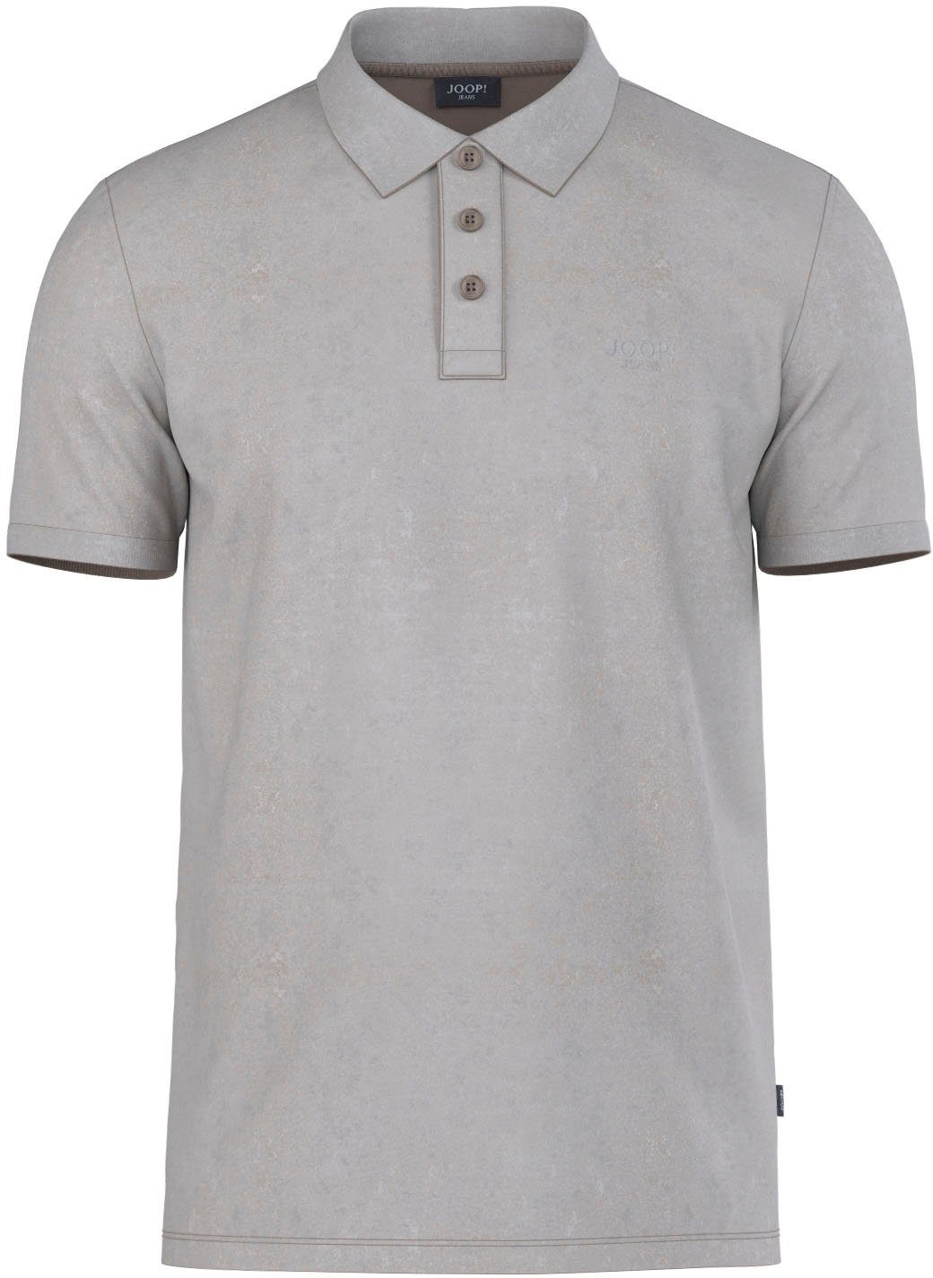 Joop JJJ-02Ambrosio Poloshirt mit Jeans Brown tonigem Logo-Stitching Open