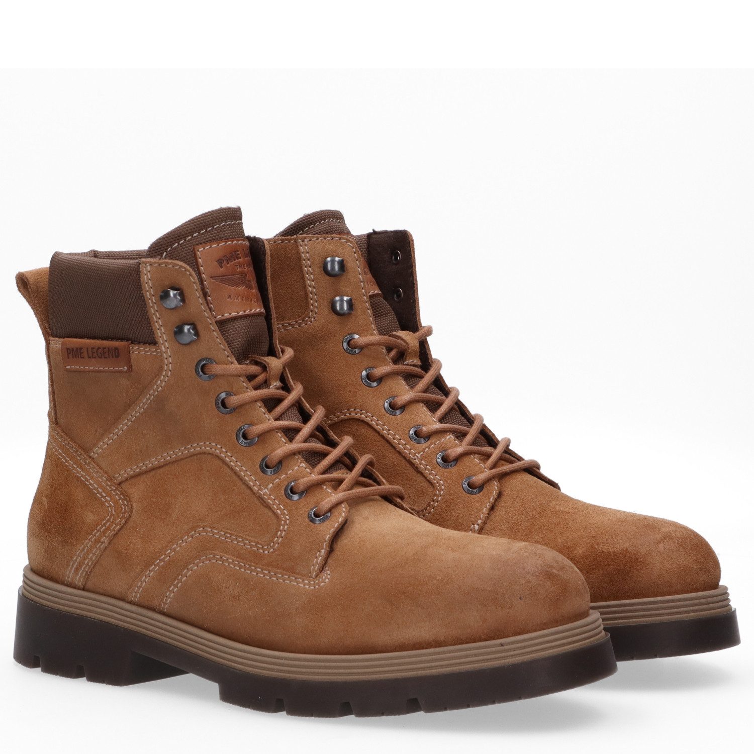 PME LEGEND SKYVAN Schnürstiefelette Schnürboots, Workerboots im Used-Look
