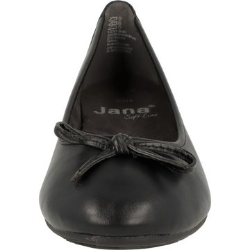 Jana Vegan 8-22163-28 Damen H-Weite Schuhe Slipper Ballerina gepolstert, Schleife