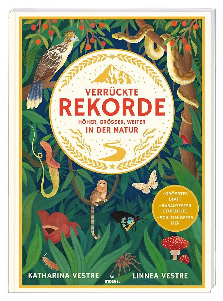 Kinderbuch Verrückte Rekorde Höher, Grösser, Weiter in der Natur Katharina Vestre
