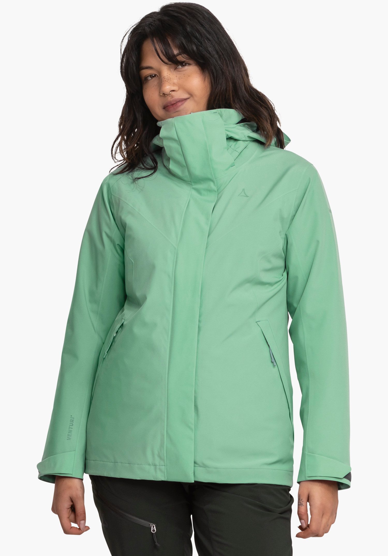 Schöffel Outdoorjacke 3in1 Jacket Style Tamina CS WMS Funktionsjacke, Hikingjacke Atmungsaktive 3in1 Multifunktionsjacke