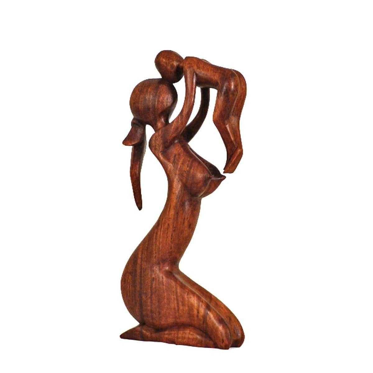 Skulptur Mutter & Kind