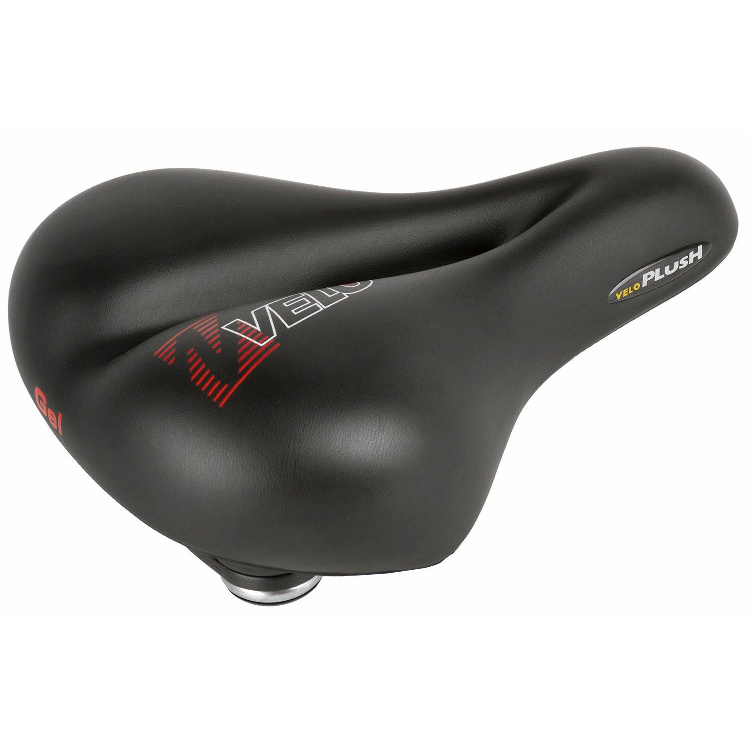 „Plush Schwarz, x (kein Gel Fahrradsattel Elasto“, Velo mm Set) 275 213