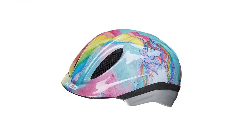 Fahrradhelm Bike Fashion Kinderhelm Einhorn Paradies Pink Gr. XS 44-49 cm