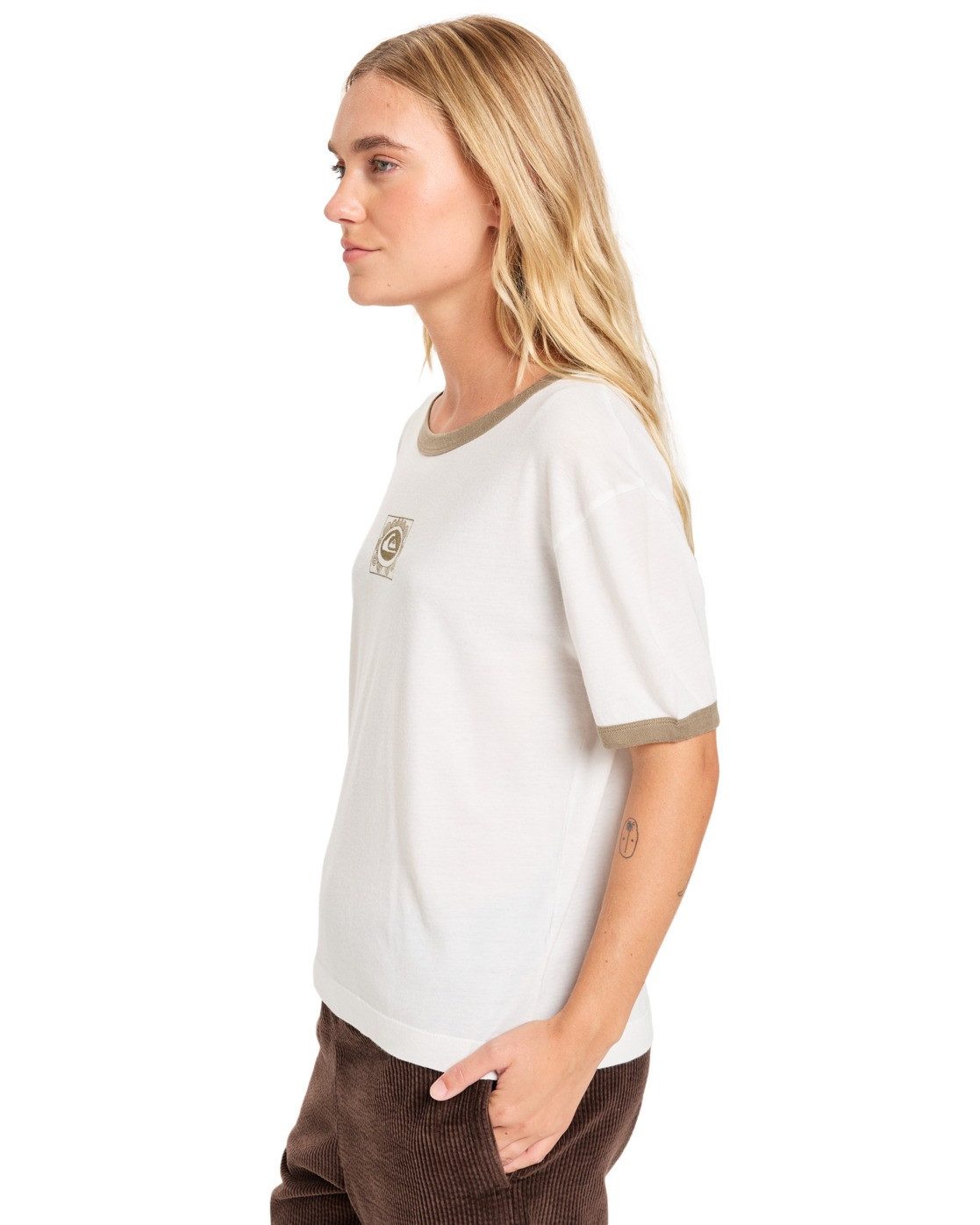 Quiksilver Rundhalsshirt Ringer Screen