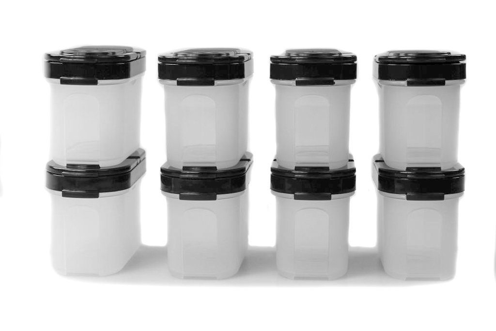 Gewürz-Zwerge 120 SPÜLTUCH TUPPERWARE (8) Gewürzbehälter + ml Vorratsdose
