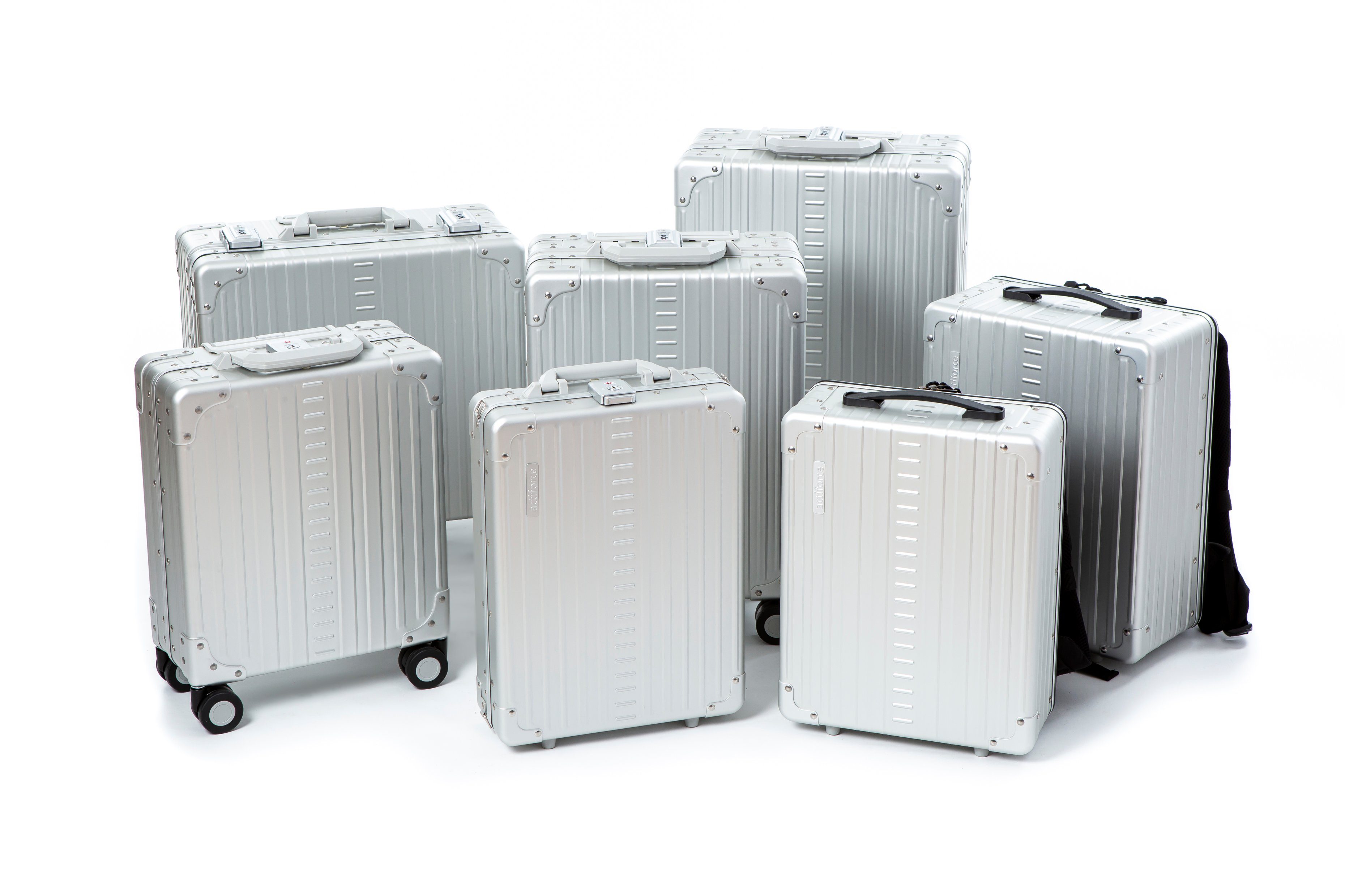 Actiforce Business-Koffer actiCase Classic Carry-on, (Hartschalenkoffer aus hochwertigem Aluminium, höchste Flexibilität)