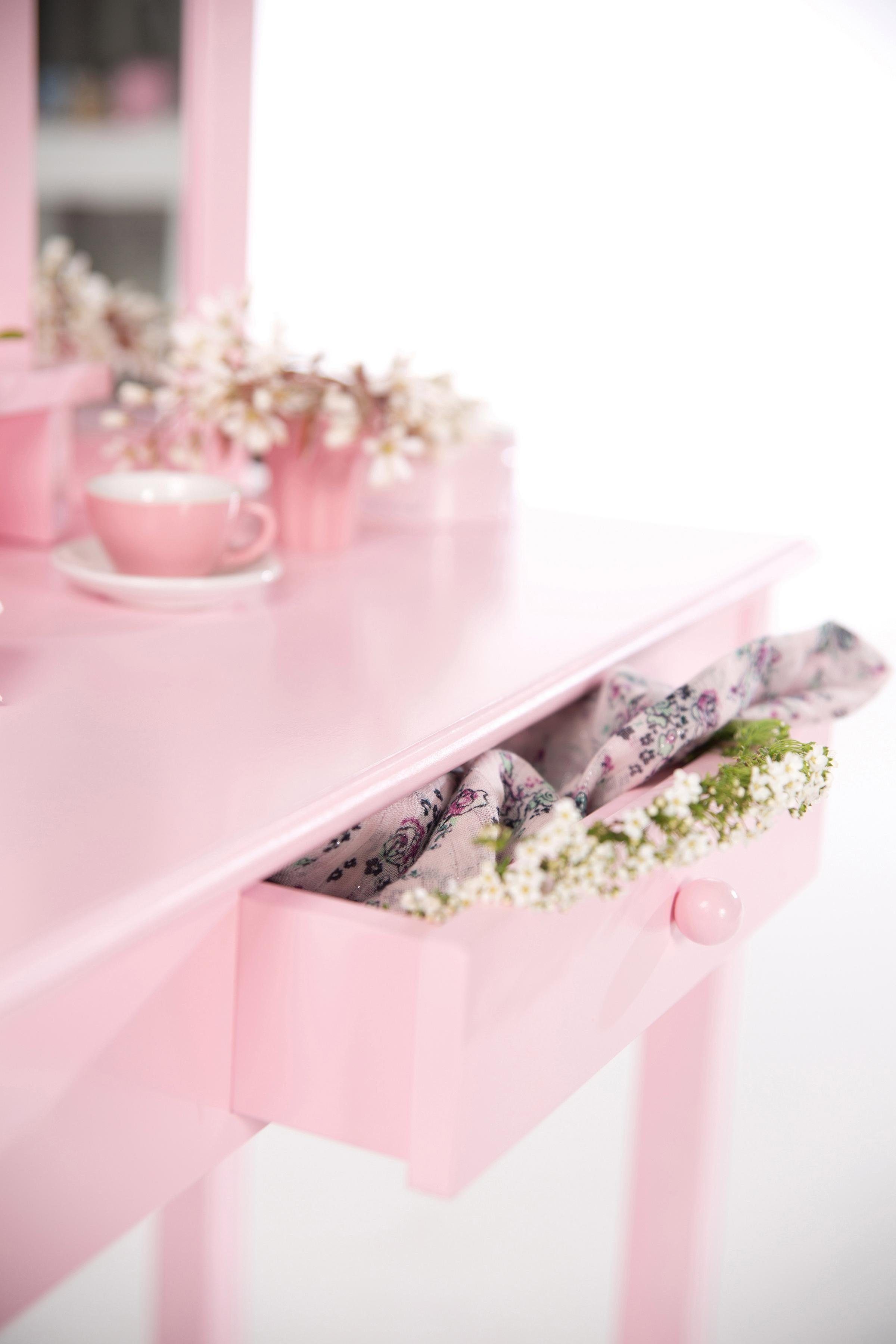roba® Schminktisch Schmink und Frisiertisch mit Hocker, mit Hocker
