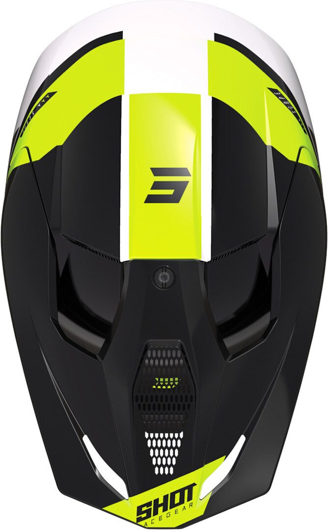Shot Motocrosshelm Furious Scope Motocross Helm, Notfallsystem-polsterung (eqrs)