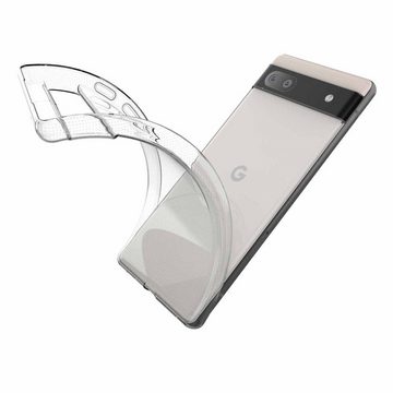 CoverKingz Handyhülle Hülle für Google Pixel 6A Handyhülle Silikon Cover Bumper Softcase