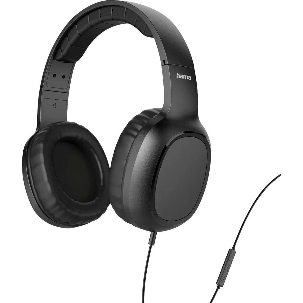 Hama Fun II Over Ear Kopfhörer kabelgebunden Schwarz 00221784 Kopfhörer