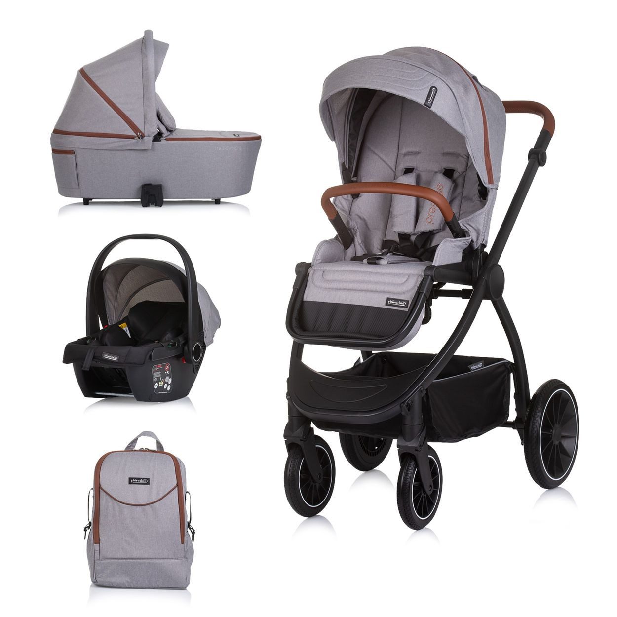 Kombi-Kinderwagen Kombikinderwagen 3in1 Prestige