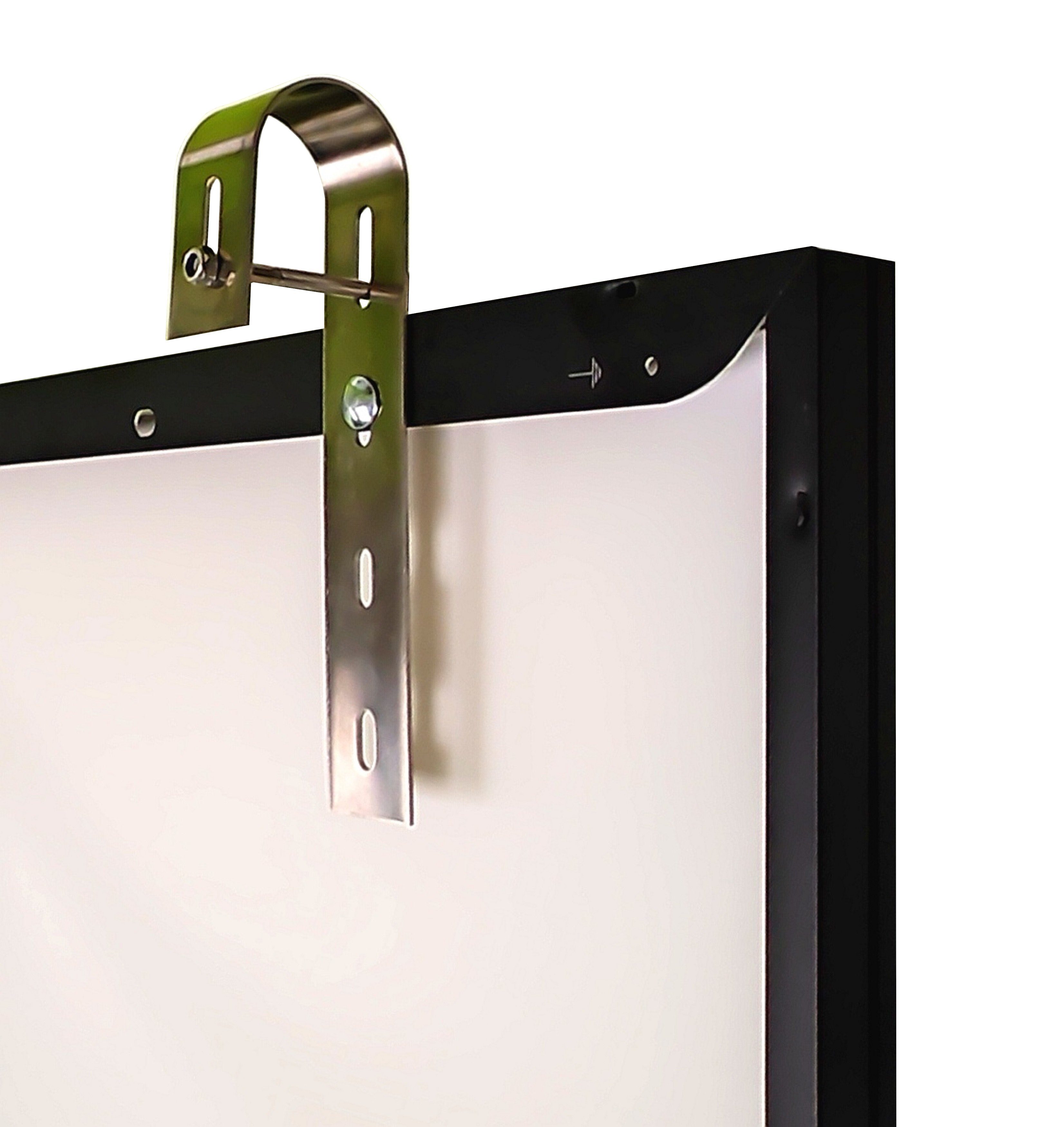 TRANGO Solarmodul-Halterung, (1er Pack ST-0200R Rund Solarmodul Edelstahl Haken, Balkonkraftwerk Halterung für Runde Balkongelände – Universal Solarmodul Haken, Solarpanel Befestigung, Balkon Befestigung in Rund für Geländer bis 50mm Ø, 1-tlg)