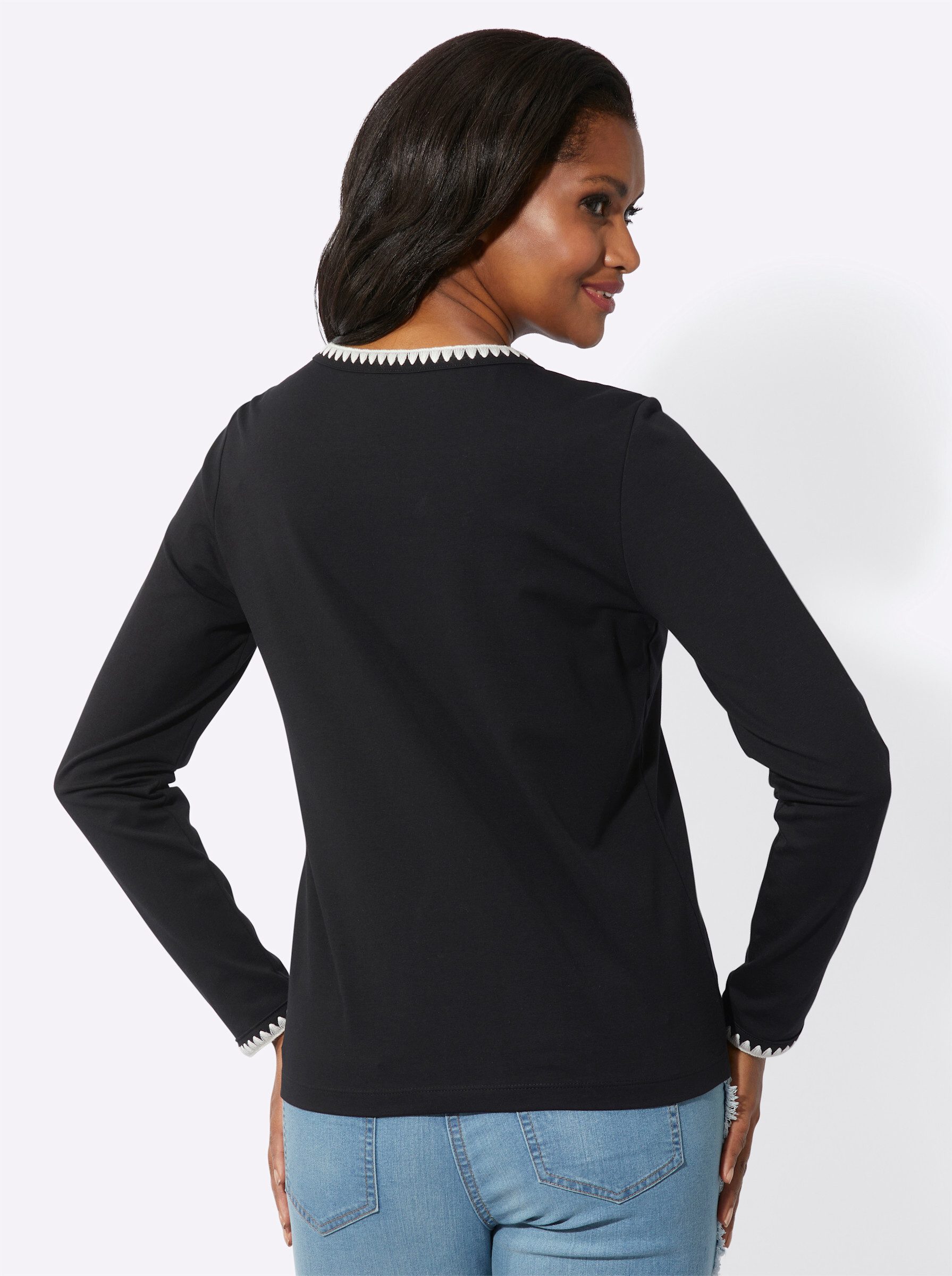 Witt Shirtjacke Rundhalsshirt . günstig online kaufen