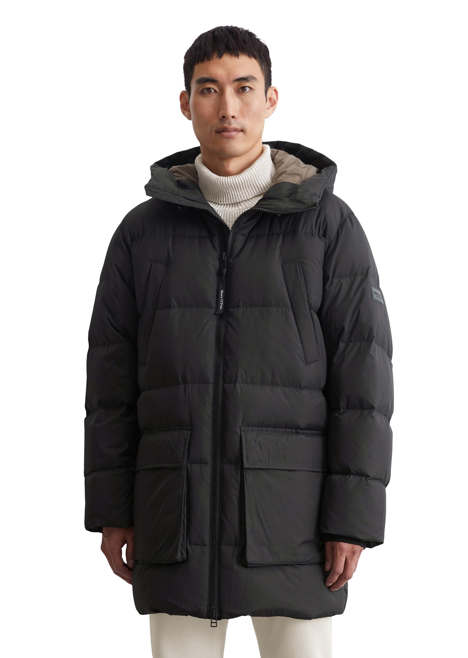 Marc O'Polo Winterjacke mit Kapuze und günstig online kaufen