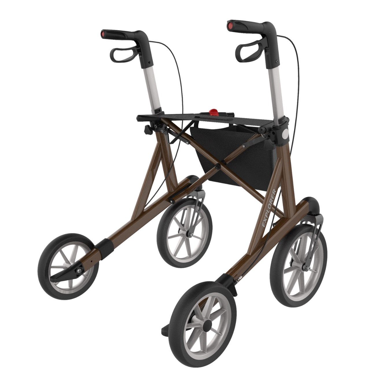Rehasense Rollator Outdoor Rollator Explorer von Rehasense bis 200kg, Sitzhöhe 53 cm