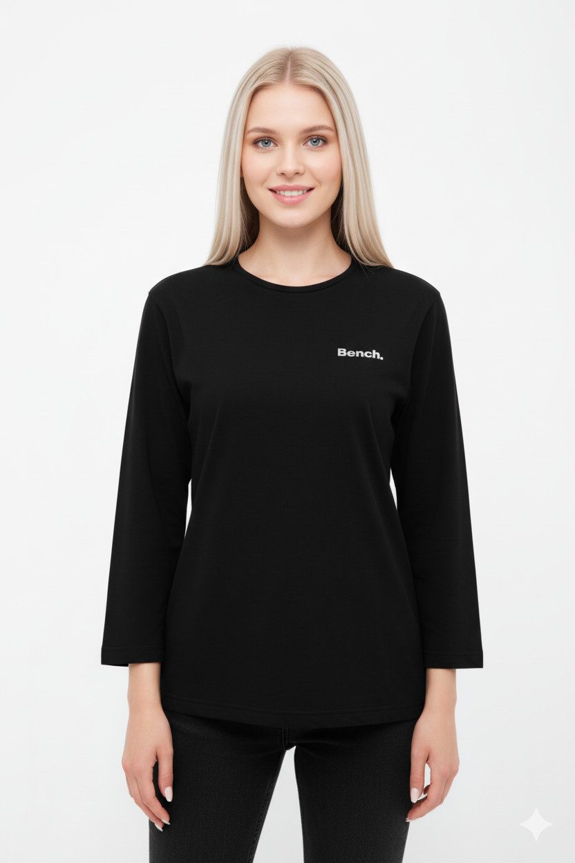 Bench. 3/4-Arm-Shirt ROMILEY tailliertes Basic mit günstig online kaufen
