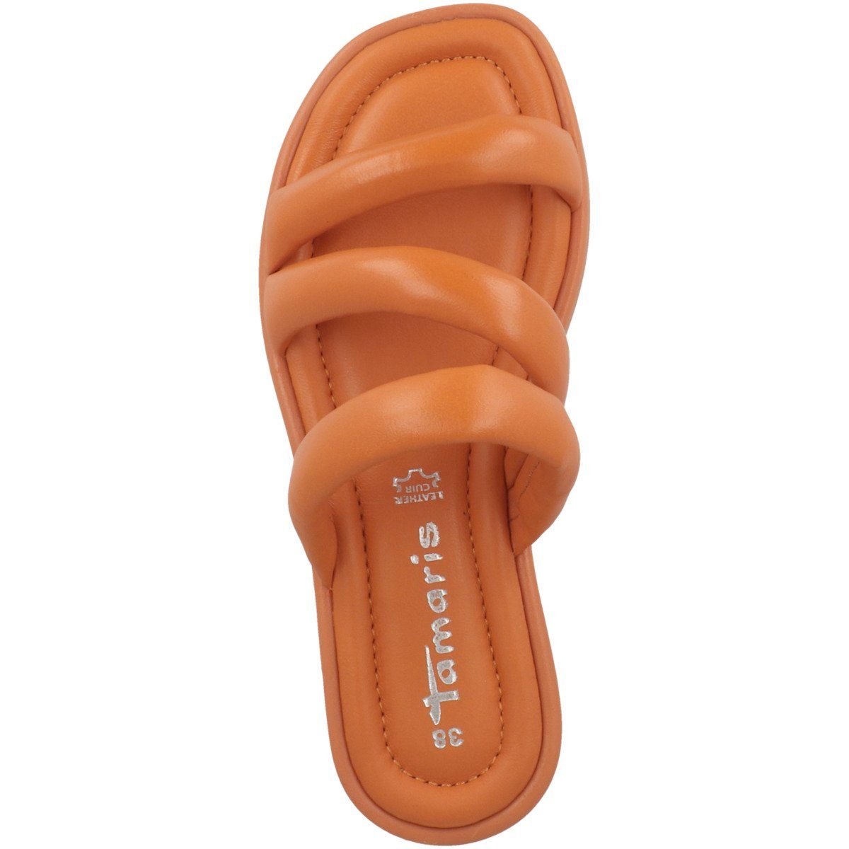 1-27130-20 orange Damen Tamaris Pantolette