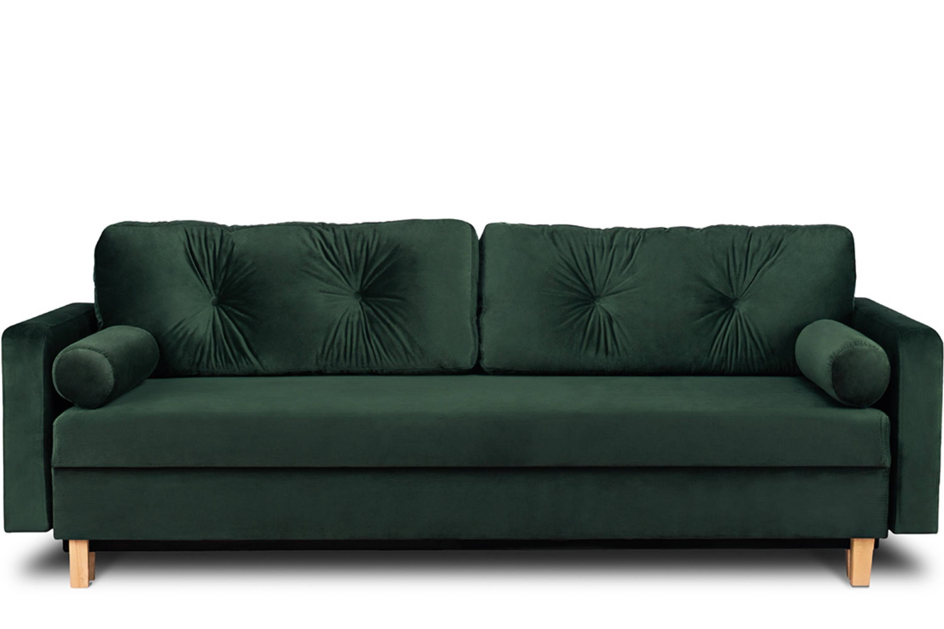 Sofa cm ausziehbare ERISO Liegfläche 3-Personen, 196x150 Konsimo Schlafsofa